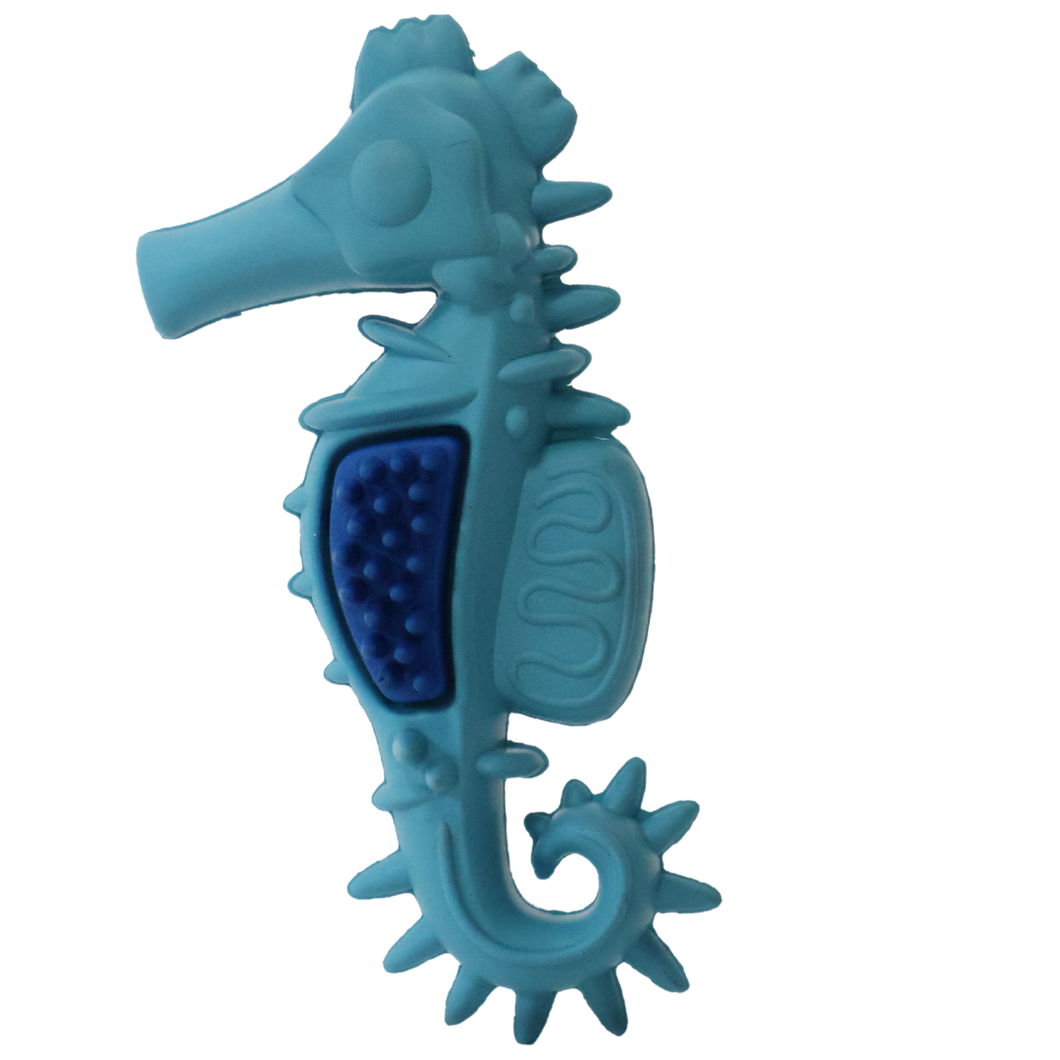 Woof Plays - Rubber Seahorse