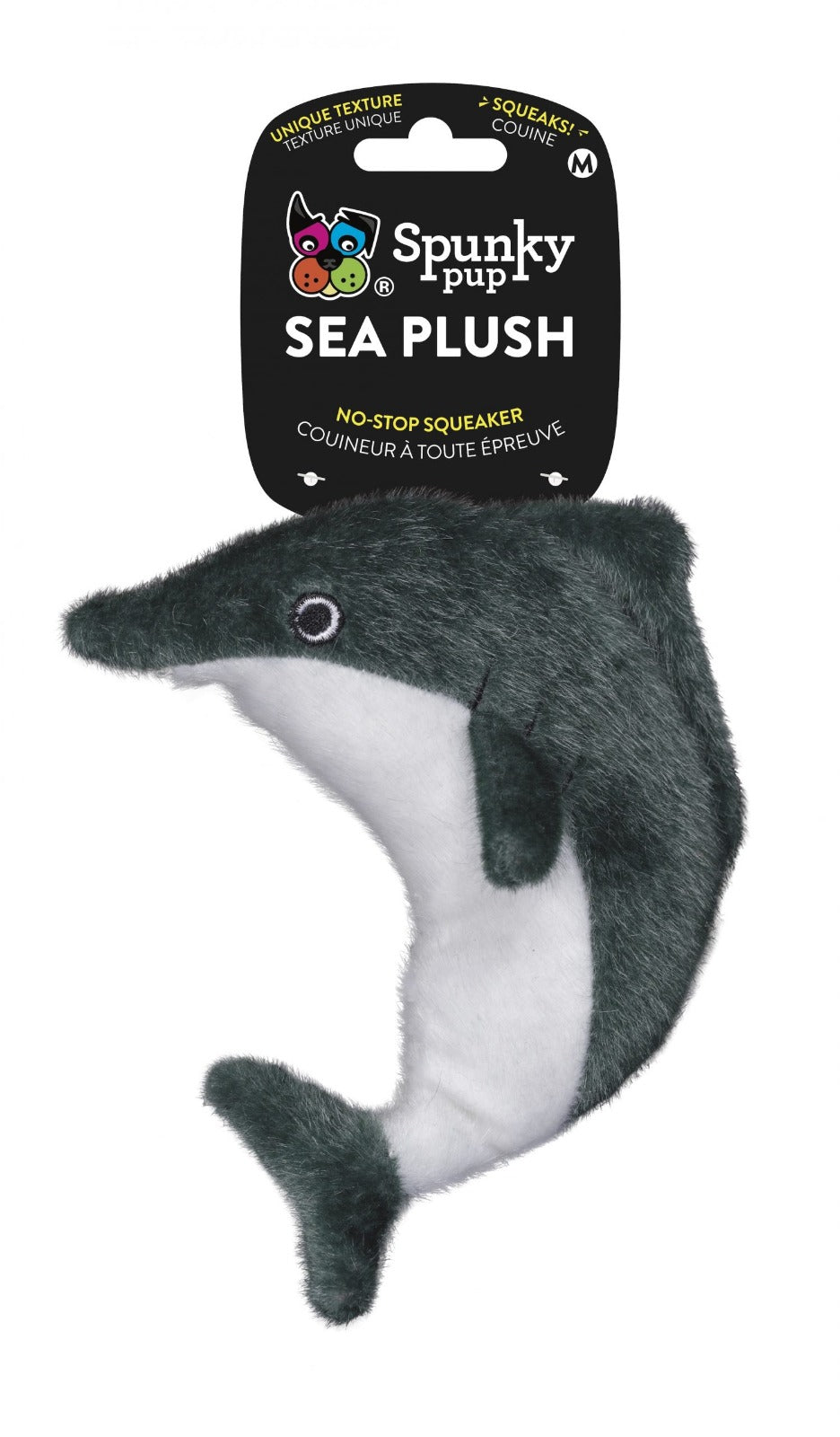 SpunkyPup - Medium Sea Plush Dolphin
